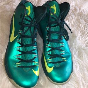 NIKE KEVIN DURANT GREEN HULK SNEAKERS